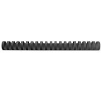 GBC Dorsi plastici 21A 19mm 100pz - Nero - 4028601