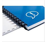 GBC Dorsi plastici 21A 22mm 100pz - Blu - 4028622