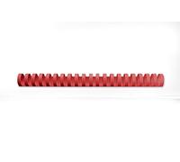 GBC Dorsi plastici 21A 25mm 50pz - Rosso - 4028222