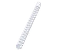 GBC Dorsi plastici 21A 38mm 50pz - Bianco - 4028205