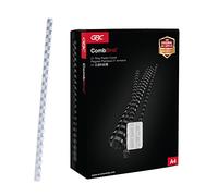 Dorsi plastici a 21 anelli GBC CombBind 45 mm A4 bianco - fino a 400 fogli conf