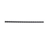 GBC Dorsi plastici 21A 6mm 100pz - Nero - 4028173