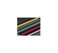 GBC - Dorsi plastici a 21 anelli GBC - 19 mm - 180 fogli - blu - 4028621 (conf. 100)