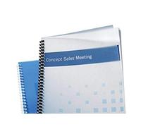 GBC ESP425500 PolyClearView Copertine A4 per Rilegatura, Confezione 100 Copertine, Polipropilene, Trasparente