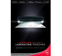 GBC HighSpeed Pouch Confezione da 100 Buste per Plastificazione a Caldo, con Finitura Lucida, in Formato A4 Lato Lungo, Spessore di 2 x 80 Micron, 216 x 303 x 2 mm, IB049033