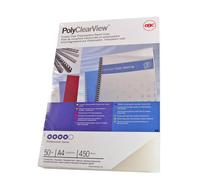GBC - IB386848 - Copertine PolyClear View - A4 - 300 micron - PPL - neutro trasparente opaco - GBC - conf. 100 pezzi - 26965 - Conf. da 1 Pz. - IB386848