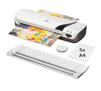 GBC Plastificatrice Inspire+ Formato A4, 2 Rulli, Craft Set 4-in-1, Colore Bianco, 4410034 - bianco plastica 4410034