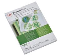 SCATOLA 100 POUCHES ORIGINALI GBC 75 MIC 216X303MM 3740400