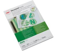 ACCO GBC Buste plastificazione A3 2x80 micron lucide trasparenti angoli arrotondati 100 pz