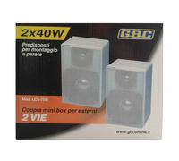 GBC LCS-75M COPPIA MINI BOX BIAN 2X 40 W 40 Ohm 2V ALTOPARLANTI DIFFUSORI AUDIO