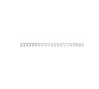 GBC multibindwire dorso A4 21L 14mm argento (100)