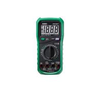 Gbc Multimetro digitale con capacimetro, frequenzimetro e termometro, tester elettricista, tester portatile