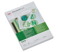 GBC Pouch Confezione da 100 Buste per Plastificazione a Caldo, con Finitura Lucida, in Formato A3, Spessore di 2 x 125 Micron, 303 x 426 x 2 mm, 3200725