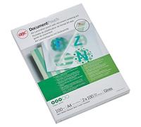 GBC Pouch Confezione da 100 Buste per Plastificazione a Caldo, con Finitura Lucida, in Formato A4, Spessore di 2 x 100 Micron, 216 x 303 x 2 mm, 3740306