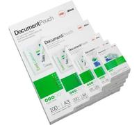 GBC Pouch per carta di credito 60x90 mm 2x125 mic lucide 100 (GBC 3743157 Card Laminating Pouches 60x90mm 2x125 Micron Gloss 10 NEW