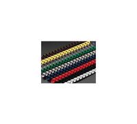 GBC - scatola 50 dorsi spirale 38mm nero 21 anelli ovale