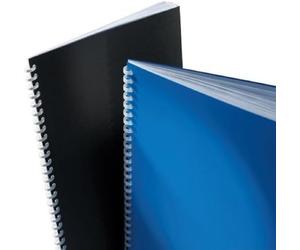 GBC SP425501 PolyClearView Copertine A4 per Rilegatura, Confezione 100 Copertine, Polipropilene, Blu