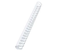 Dorsi plastici a 21 anelli GBC CombBind 28 mm a4 bianco - 4028203 - 334978 Dorso 28 mm - Lunghezza a4 - Nr. anelli 21 - Capacit
