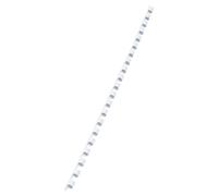 GBC 4028193 - Bordi di rilegatura, plastica, 6 mm, bianco, 100 pezzi