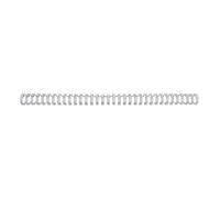 100 DORSI METALLO PASSO 3:1 RG810497 6MM 34 ANELLI ARGENTO