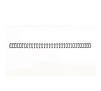 GBC - Spirali metalliche a 34 anelli wirebind 6 mm a4 nero conf da 100 spirali - rg810410