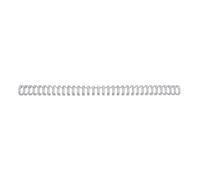 100 DORSI METALLO PASSO 3:1 RG810597 8MM 34 ANELLI ARGENTO