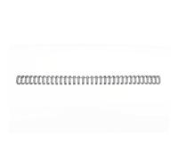 Spirali metalliche a 34 anelli GBC Wirebind 11 mm a4 nero conf da 100 spirali -