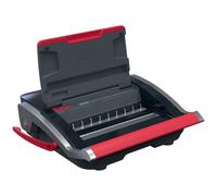 GBC WireBind WB15 4410065 - Rilegatura manuale 125 fogli A5/A4, punzonatura a doppia maniglia, 15 fogli, nero/argento