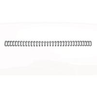 GBC - Spirali metalliche a 34 anelli wirebind 6 mm a4 nero conf da 100 spirali - rg810410