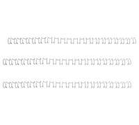 Dorsi spirale - metallo - 34 anelli passo 3:1 - 9,5 mm - bianco - GBC - scatola 100 pezzi Quantita min. 1