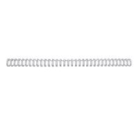 100 DORSI METALLO PASSO 3:1 RG810597 8MM 34 ANELLI ARGENTO