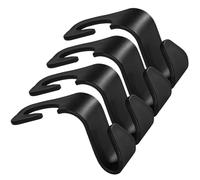 GBEDIKMS 4 Pezzi Gancio per Sedile dell Auto per VW T5 T6 T6.1 California Multivan Transporter T7 Multivan, Gancio per Poggiatesta Auto Gancio per Sedile Posteriore Auto Accessori