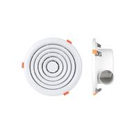 GBEVAUEIO Aspiratore Estrattore Ventilatore rotondo ultra sottile da incasso, design a scatto, facile da installare, ventilatore di scarico da soffitto for cucina e bagno Silenzioso(M)