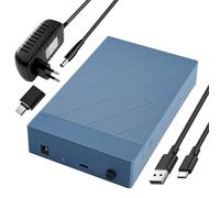 Gbformat 6Gbps Docking Station per Dischi Rigidi, USB3.1 SATA HDD Adattatore per Dischi Rigidi SATA HDD/SSD da 2,5/3,5 Pollici con Alimentatore da 12 V/2 A, UASP,28TB