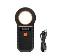 Gbformat Lettore Microchip Cani OLED Lettore Microchip per Animali Domestici Lettore di ID per Animali Domestici,Lettore di Microchip per Cani/Domestici/suini/Animale con 128 Dati