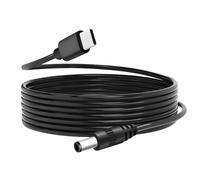 Gbformat Starlink Mini Cavo di Alimentazione da USB C a DC 5,5 mm x 2,1 mm, Cavo di Attivazione PD 100W per Laptop, (20V/5A) Ingresso Spina USB C a Cavo di Ricarica DC per Router/Gatto Ottico (1M)