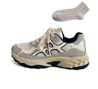 GBGRHM Scarpe da ginnastica con plateau per donne e ragazze, traspiranti e leggere, con supporto per arco plantare, per viaggi, regali, Grigio, 38 EU