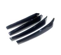 GBGWRMRYX 4 Pezzi di Accessori Decorativi Universali per Paraspruzzi | Paratango Auto Parafanghi Ruote Auto Nere Lucide Protezione Anti Schizzo