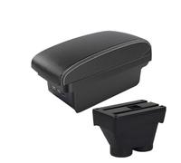 GBGWRMRYX Braccioli per Peugeot 208 2012-2015 2016 2017 2018 Box Bracciolo Auto Parti Adattamento Dettagli Box Portaoggetti Interno Accessori Supporto Poggiabraccio(B3 Black White 3 USB)