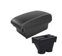 GBGWRMRYX Braccioli per Peugeot 208 2012-2015 2016 2017 2018 Box Bracciolo Auto Parti Adattamento Dettagli Box Portaoggetti Interno Accessori Supporto Poggiabraccio(A 3 Black White NOUSB)