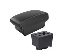 GBGWRMRYX Braccioli per Polo Mk5 6R per Venti 2002-2005 2006 2007 2008 2009 Bracciolo per Auto Scatola Portaoggetti Accessori Installazione Semplice Poggiabraccio(B2 Black Line 3 USB)