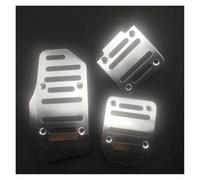 GBGWRMRYX Copripedali per Hyundai per Ix35 per IX45 per IX25 per I20 per I30 per Sonata per Verna Pedale Universale Auto Alluminio Antiscivolo Pedali Poggiapiedi(Silver MT)