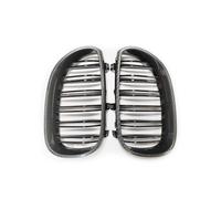 GBGWRMRYX Griglia Anteriore per 1 Serie per E81 E87 E82 E88 per Coupé per Convertible 2008-2011 Stile Fibra Carbonio Coup Griglie Auto Grill Mascherina Griglia Paraurti