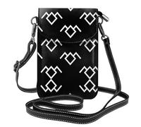 gbhJGK Piccola borsa per cellulare con stampa a muro di mattoni rossi, borsa a tracolla, design in pelle per uso quotidiano, viaggi e shopping, Gufo Twin Peaks, Taglia unica