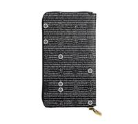 gbhJGK Portafoglio in pelle con stampa giallo senape - Pochette leggera bifold con porta carte, tasca portamonete - Design sottile alla moda, Ispirazione soprannaturale, Taglia unica