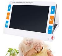 GBHJJ 3X-48X Videoingranditore Digitale Portatile Lente di ingrandimento per ipovedenti da 5.0 Pollici, Ausilio Visivo per la Visione Ridotta e la Cecità del Colore