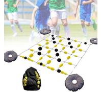 GBHJJ Attrezzatura per L'Allenamento del Portiere, Deflettore di Rimbalzo per Calcio con Sacca d'Acqua e Custodia, Corda per Allenamento Riflessi E Agilità per Bambini e Adulti,2x1.6M