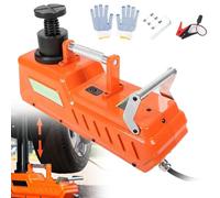 GBHJJ Cric Elettrico per Auto, capacità 15 Tonnellate, Martinetto Idraulico Interamente in Metallo DC12V, Portatile e Facile da Usare, Strumento per Il Cambio Gomme, per Tutte Le Auto