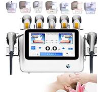 GBHJJ Dispositivo di Bellezza Hifu Antirughe per Lifting Viso, Dispositivo Multiuso per Cura della Pelle 7D Hifu, Rassodamento Cutaneo, Ringiovanimento Cutaneo (1,5, 2,0, 3,0, 4,5, 6,0, 9,0, 13 Mm)