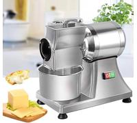 GBHJJ Grattugia Elettrica per Formaggio da 550 W, Grattugia Elettrica per Formaggio Commerciale, Macinaburro Rotante Elettrico da 88 Libbre/Ora, con Contenitore, per Formaggio Peperoncino